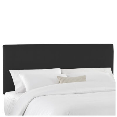 Skyline Furniture Twill Fabric Full Size Upholstered Headboard - Black | 751FTWLBLC
