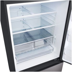 LG 33 in. 25.5 cu. ft. Smart Bottom Freezer Refrigerator with Ice Maker - Black Stainless Steel, , hires