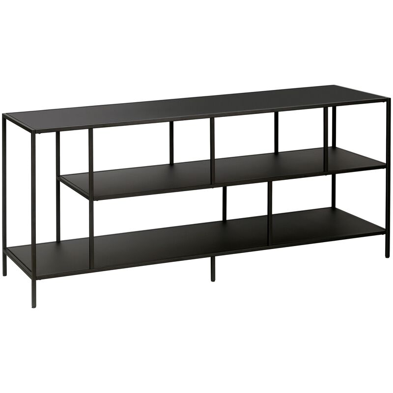 Preston & Cole Malachi 55" Wide TV Stand for TVs up to 60" - Blackened Bronze, , hires