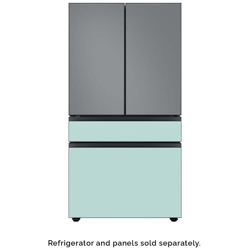 Samsung BESPOKE 4-Door French Door Middle Panel for Refrigerators - Morning Blue Glass, , hires
