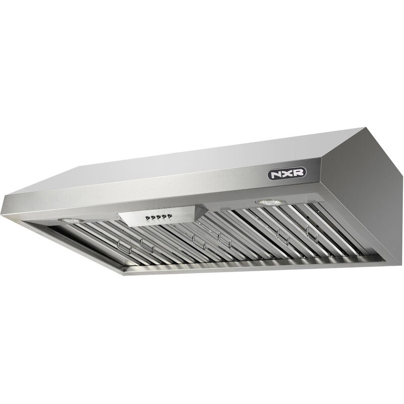 NXR EH Series 30 in. Ducted Canopy Pro Style Style Range Hood with 800 CFM, 3 Fan Speeds & 2 LED Lights - Stainless Steel, , hires