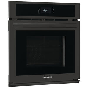 Frigidaire 27 in. 3.8 cu. ft. Electric Single Wall Oven with Standard Convection - Black, Black, hires