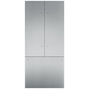 Thermador 36" Refrigerator Flat Door Panel Set - Stainless Steel, , hires