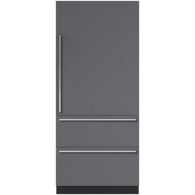 Sub-Zero Designer Series 36 in. Built-In 19.6 cu. ft. Smart Counter Depth Bottom Freezer Refrigerator with Internal Water Dispenser - Custom Panel Ready | IT36CIIDRH