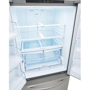 LG 30 in. 21.8 cu. ft. French Door Refrigerator with Ice Maker - Stainless Steel, Stainless Steel, hires