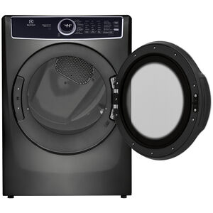 Electrolux 500 Series 27 in. 8.0 cu. ft. Front Load Gas Dryer with 10 Dryer Programs, 7 Dry Options, Sanitize Cycle & Wrinkle Care - Titanium, Titanium, hires
