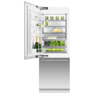 Fisher & Paykel Series-11 30 in. Built-In 15.9 cu. ft. Counter Depth Bottom Freezer Refrigerator with Internal Water Dispenser Left Hinge - Custom Panel Ready, , hires