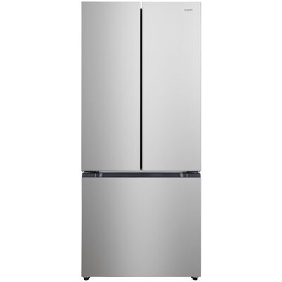 Avanti 30 in. 17.5 cu. ft. Counter Depth French Door Refrigerator - Stainless Steel | FFFDS175L3S