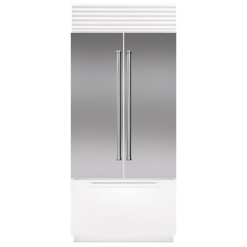 Sub-Zero Classic Series 36 in. French Door Flush Inset Stainless Steel Door Panel with Pro Handle (Must Order Quantity 2), , hires