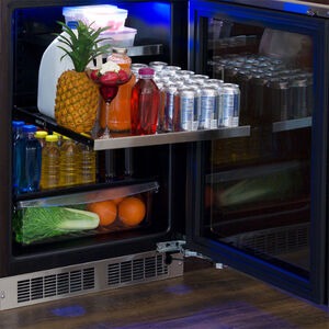 Marvel Professional Series 24 in. 5.5 cu. ft. Built-In Beverage Center with Pull-Out Shelves & Digital Control - Stainless Steel, , hires