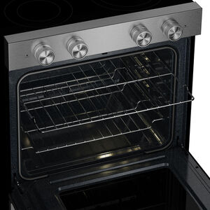 KitchenAid 30 in. 5.3 cu. ft. Smart Air-Fry True European Convection Electric Range with Radiant Burners - Fingerprint Resistant Stainless Steel, , hires