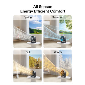 Pelonis Table Fan with 3 Speed Settings & Adjustable Tilt - Black, , hires