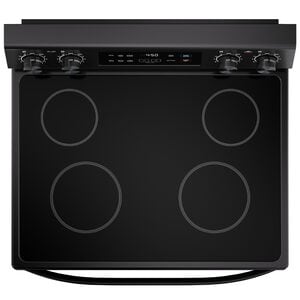 Midea 30 in. 6.3 cu. ft. Electric Range with Radiant Burners - Black, Black, hires