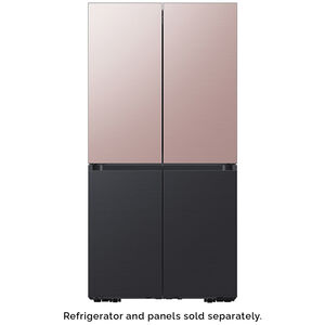 Samsung 4-Door Flex BESPOKE Refrigerator Bottom Panel - Matte Black Steel, , hires