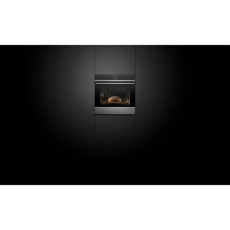 Fisher & Paykel Series 9 24 in. 3.0 cu. ft. Electric Smart Wall Oven with Standard Convection & Self Clean - Stainless Steel, , hires