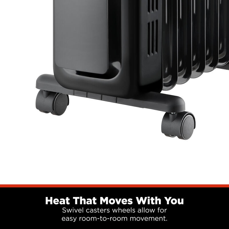 Pelonis 1500 W Radiant Space Heater with 3 Heat Settings & Overheat Safety Shut-Off - Black, , hires