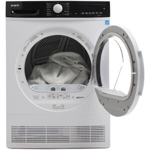 Avanti 24 in. 4.0 cu. ft. Stackable Ventless Electric Dryer with Sanitize Cycle & Sensor Dry - White, , hires