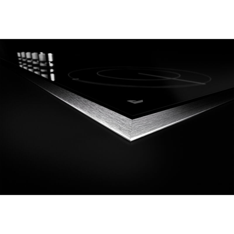 JEC3430HS JennAir 30 Lustre Stainless Electric Cooktop - Black with  Stainless Trim