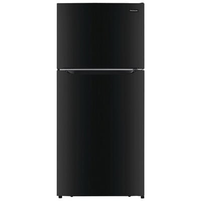 Frigidaire 30 in. 18.1 cu. ft. Counter Depth Garage-Ready Top Freezer Refrigerator - Black | FRTE1835AB