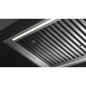 Fisher & Paykel Series 9 36 in. Ducted Standard Style Range Hood with 400 CFM, 5 Fan Speeds & 1 LED Light - Stainless Steel, , hires