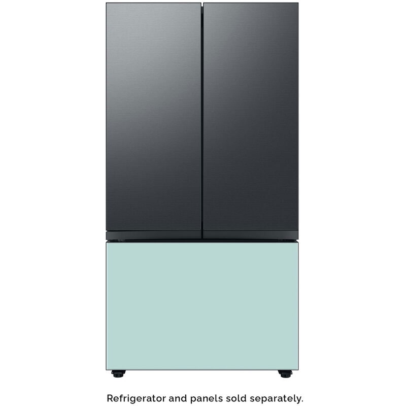 Samsung BESPOKE 3-Door French Door Top Panel for Refrigerators - Matte Black Steel, , hires