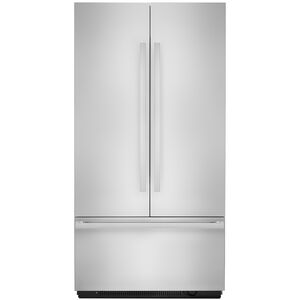 JennAir 42 in. 24.2 cu. ft. Built-In Counter Depth French Door Refrigerator with Ice Maker - Custom Panel Ready, , hires