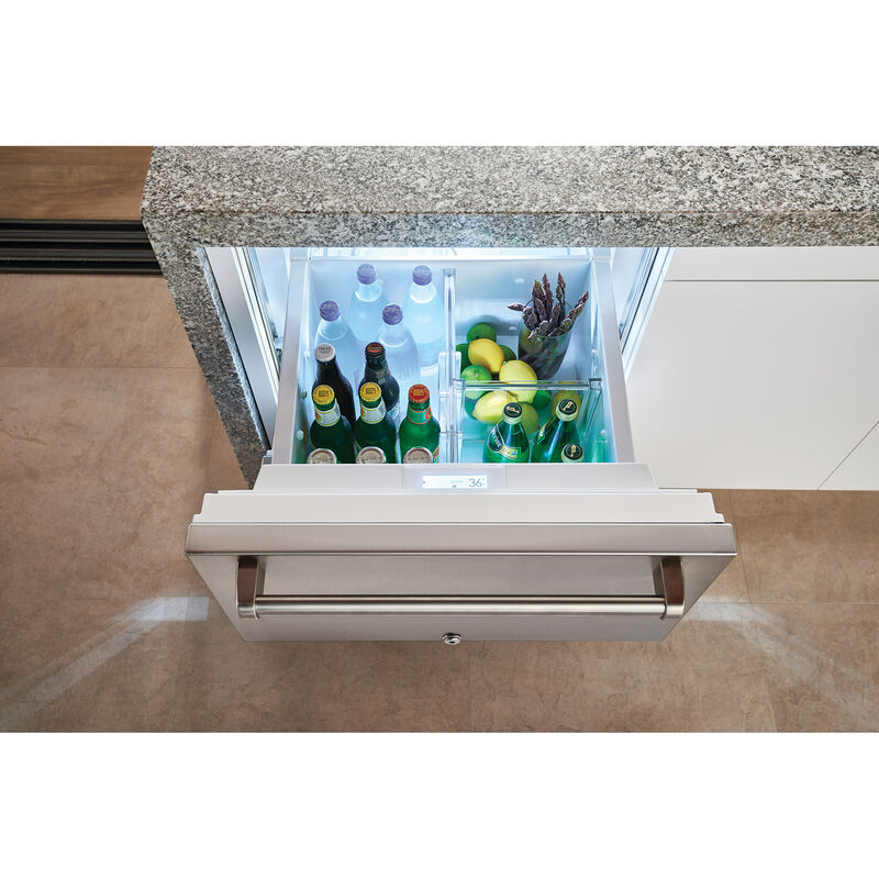 Sub-Zero Designer Series 24 in. Built-In 4.0 cu. ft. Smart Outdoor Double Refrigerator Drawers - Custom Panel Ready, , hires