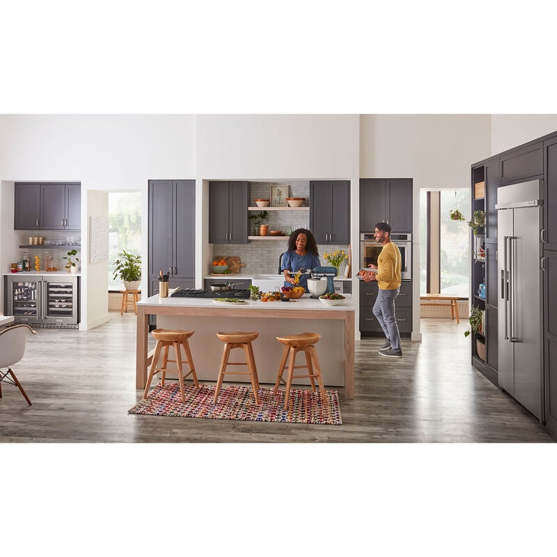 KitchenAid 24 in. 5.2 cu. ft. Built-In Undercounter Refrigerator - Stainless Steel, Stainless Steel, hires