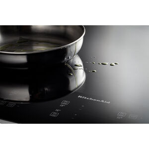 KitchenAid 30 in. 5-Burner Electric Cooktop with Simmer & Power Burner - Stainless Steel, , hires