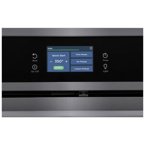 Frigidaire Gallery 30 in. 5.3 cu. ft. Electric Single Wall Oven with True European Convection - Black Stainless, Black Stainless, hires