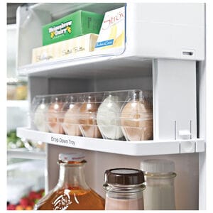 GE Profile 36 in. 22.1 cu. ft. Built-In Counter Depth French Door Refrigerator with Ice & Water Dispenser - Fingerprint Resistant Stainless, Fingerprint Resistant Stainless, hires