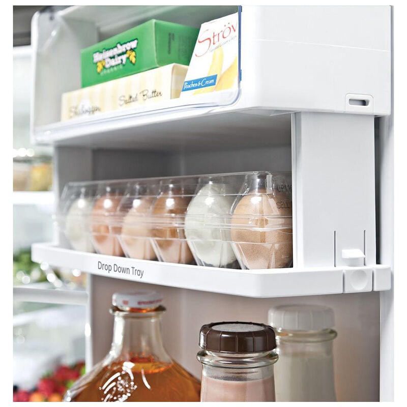 GE Profile 36 in. 22.1 cu. ft. Built-In Counter Depth French Door Refrigerator with Ice & Water Dispenser - Fingerprint Resistant Stainless, Fingerprint Resistant Stainless, hires