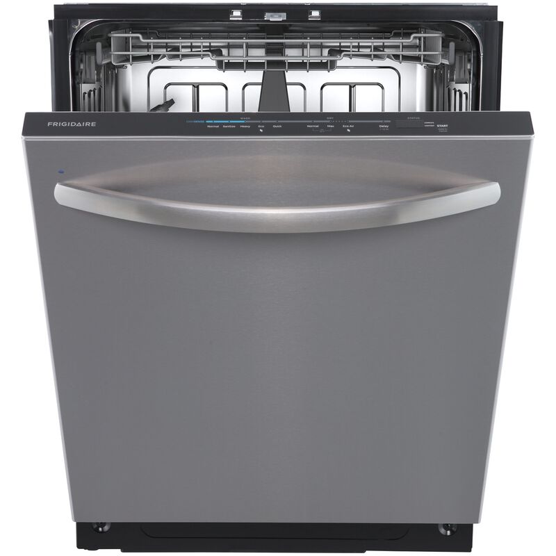 Frigidaire 24 in. Top Control Dishwasher with 49 dBa Sound Level & 3rd Rack - Stainless Steel, , hires