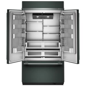 KitchenAid 42 in. 24.2 cu. ft. Built-In Counter Depth French Door Refrigerator with Ice Maker - Juniper, Juniper, hires