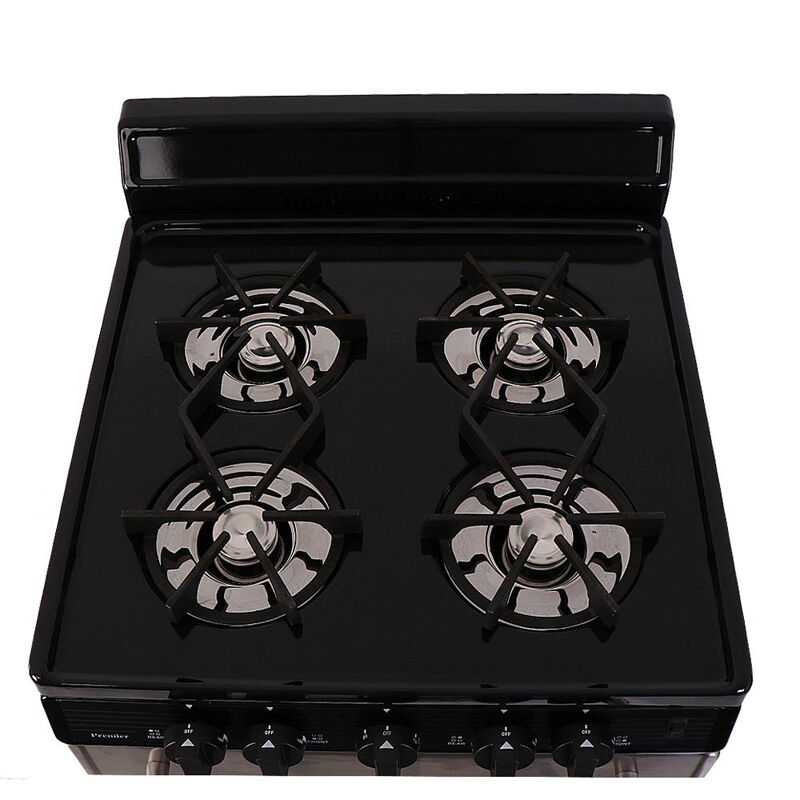 Premier 24 in. 3 cu. ft. Gas Range with Open Burners - Stainless Steel, , hires