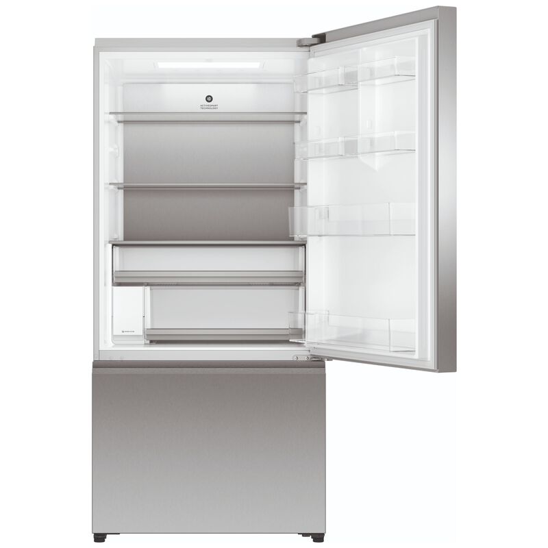 Fisher & Paykel Series 7 31 in. 18.2 cu. ft. Counter Depth Bottom Freezer Refrigerator with Ice Maker - Stainless Steel, , hires