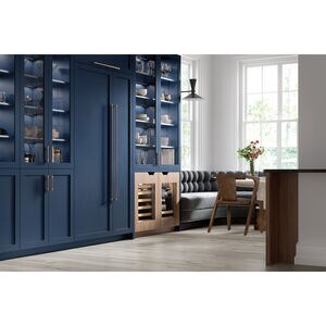 Sub-Zero Designer Series 24 in. Built-In 5.1 cu. ft. Smart Compact Beverage Center with Adjustable Shelves & Digital Control - Custom Panel Ready, , hires