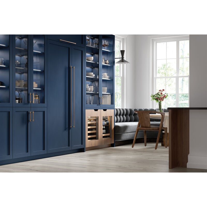 Sub-Zero Designer Series 24 in. Built-In 5.1 cu. ft. Smart Compact Beverage Center with Adjustable Shelves & Digital Control - Custom Panel Ready, , hires