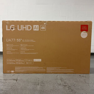 LG - 55" Class UA77 Series LED 4K UHD Smart webOS TV (Open Box Good Condition), , hires