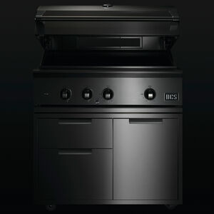 DCS Series 9 36 in. 3-Burner Built-In Liquid Propane Gas Grill with Rotisserie & Smoke Box - Stainless Steel, , hires