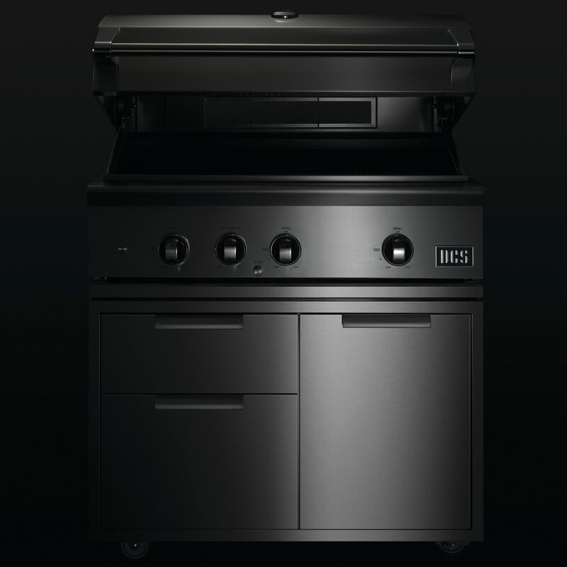 DCS Series 9 36 in. 3-Burner Built-In Liquid Propane Gas Grill with Rotisserie & Smoke Box - Stainless Steel, , hires