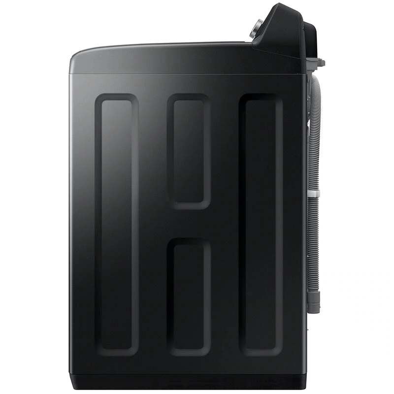 Samsung 27 in. 4.6 cu. ft. Smart Top Load Washer with ActiveWave Agitator & Active WaterJet - Brushed Black, Brushed Black, hires