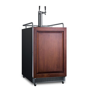 Summit 24 in. 6.5 cu. ft. Beer Dispenser with 2 Taps, Digital Controls & Digital Thermostat - Custom Panel Ready, , hires