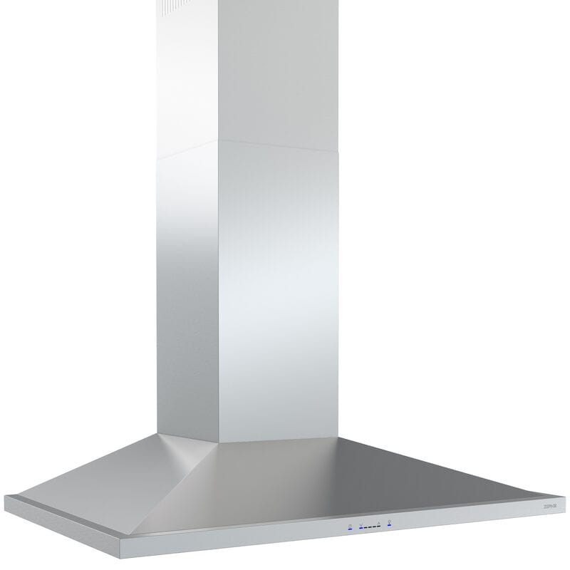 Zephyr Anzio Series 36 in. Convertible Chimney Style Range Hood with 600 CFM, 5 Fan Speeds & 2 LED Lights - Stainless Steel, , hires