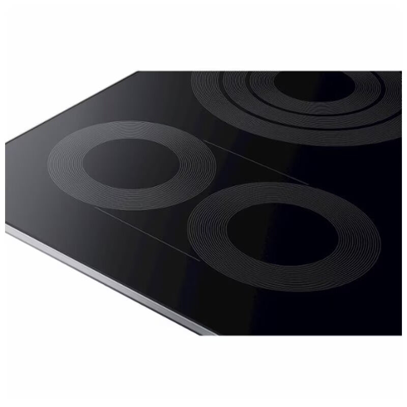 Samsung 36 in. 5-Burner Smart Electric Cooktop with Simmer Burner & Power Burner - Stainless Steel, Stainless Steel, hires