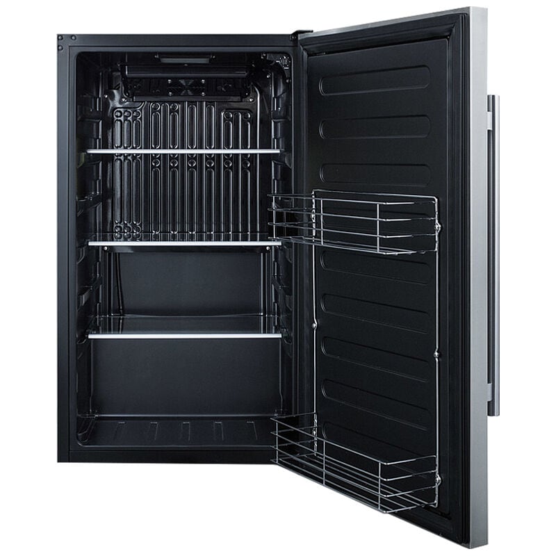 Summit 19 in. 3.1 cu. ft. Undercounter Refrigerator - Stainless Steel, , hires
