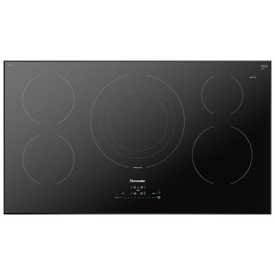 Thermador Masterpiece Series 36 in. Induction Cooktop with 5 Smoothtop Burners - Black | CIT365YB