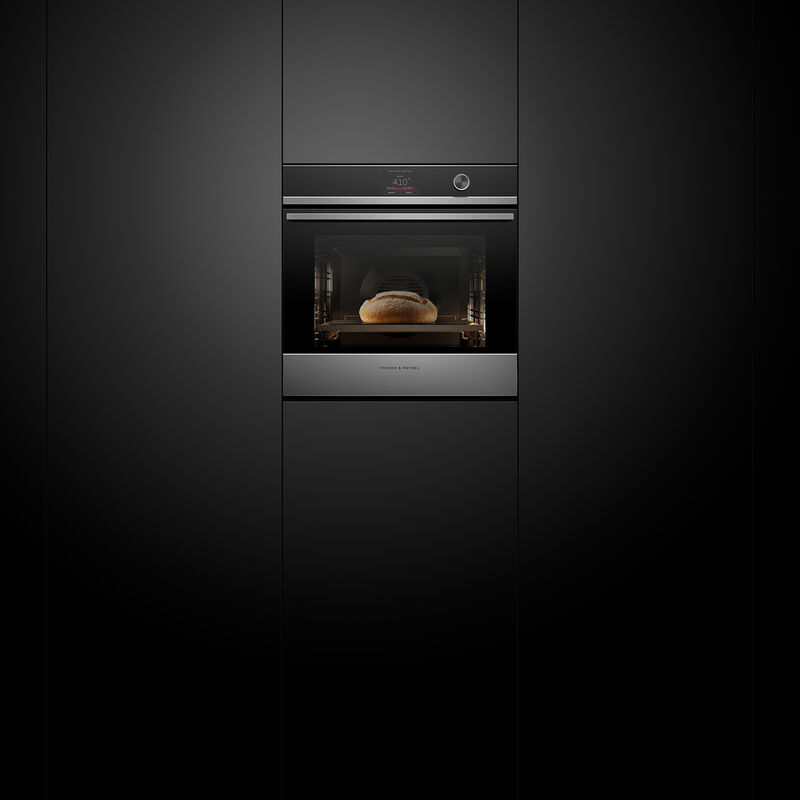 Fisher & Paykel Series 9 24 in. 3 cu. ft. Smart Electric Single Wall Oven with Standard Convection - Stainless Steel, , hires