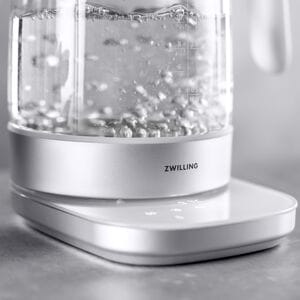 Zwilling Enfinigy 1.7-Liter Glass Electric Kettle - Silver, , hires