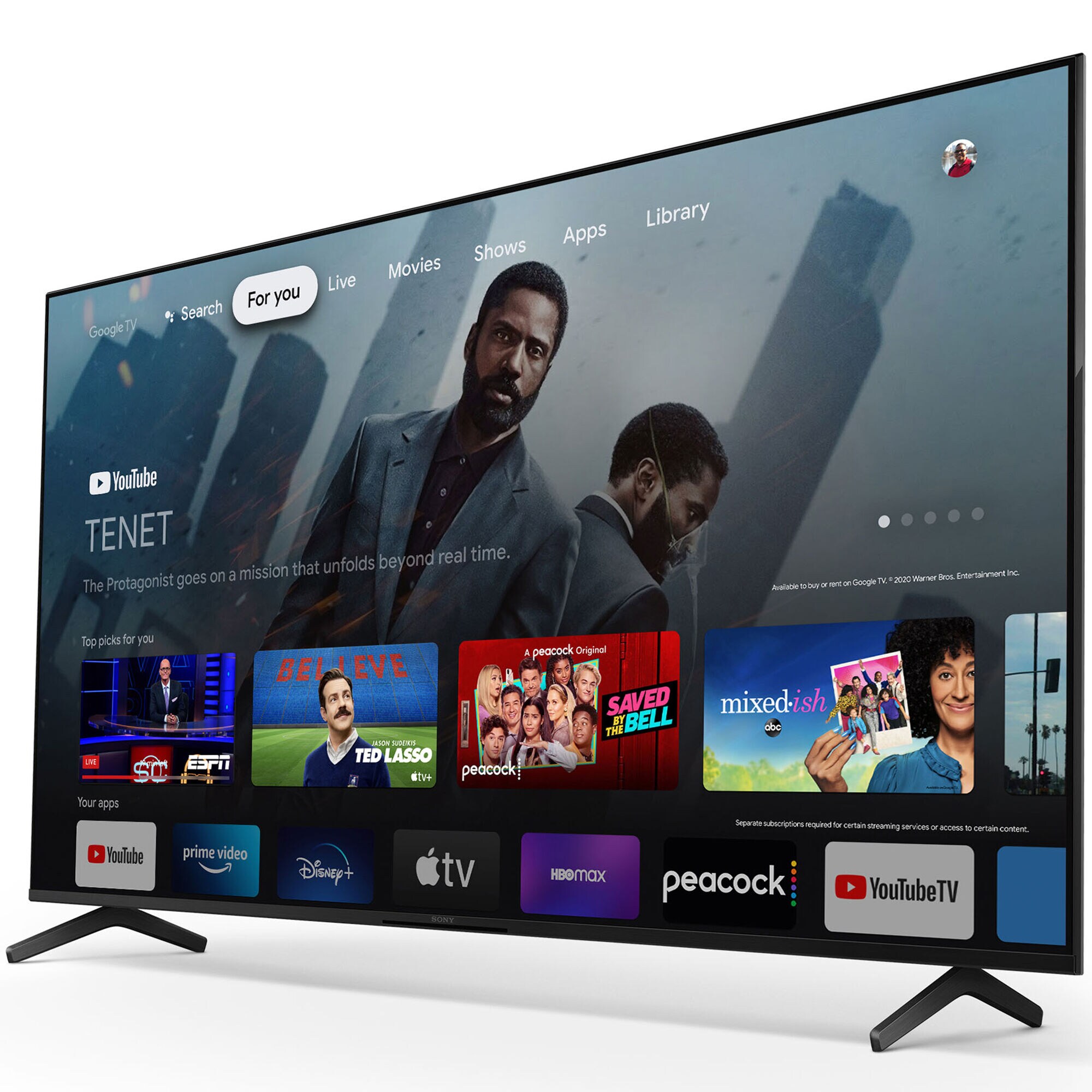 Sony tv sales shows app